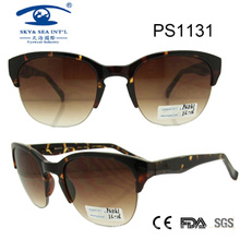 Woman Fashion Plastic New Arrival Sunglasses (PS1131)